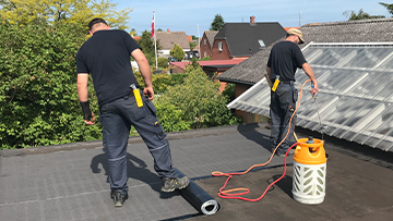 New roof in Søby